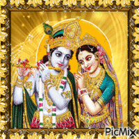 Radha & Krishna.