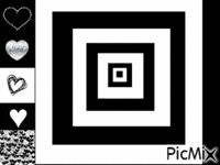 noir et blanc - Nemokamas animacinis gif