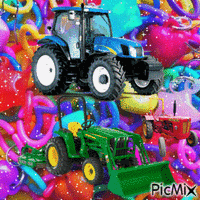 tractor GIF animé