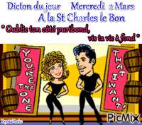 dicton du jour - Bezmaksas animēts GIF