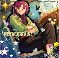 transgender man - GIF animado grátis