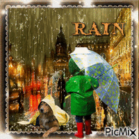 Der Regen - Bezmaksas animēts GIF