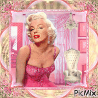 Marilyn Monroe, Actrice américaine GIF animado