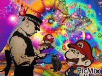 Mario Mania - Bezmaksas animēts GIF