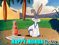 Monday - GIF animasi gratis
