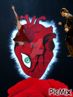 Corazón danzante animovaný GIF