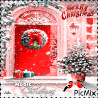 Belive in the Magic of Christmas. Merry Christmas - Gratis geanimeerde GIF