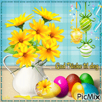 Happy Easter to you. Flowers 5