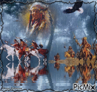 The spirit of the American Indian🏹 Animated GIF