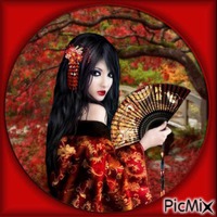 Geisha - gratis png