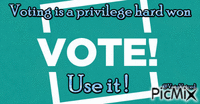 Vote @VoteVoiced - GIF animasi gratis