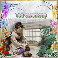 Tea ceremony - Gratis animerad GIF
