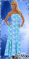 lady blue - Ilmainen animoitu GIF