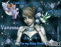 CREATION FOR MY PLEASURE - PSP  AND PICMIX ANIMATION - PRESENT FOR VIVIEN, MY SOFT SISTER. <3 - Bezmaksas animēts GIF