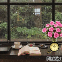 Rainy days animuotas GIF