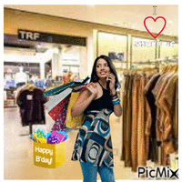 I Luv Shopping In Springfield 动画 GIF