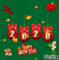 Happy New years animasyonlu GIF