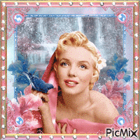 Marilyn Monroe, Actrice américaine GIF animé