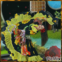 Robe espagnole - Darmowy animowany GIF