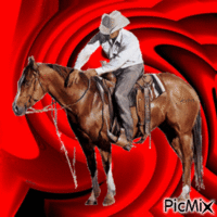 a cheval , chez beldufau sur OW - Animovaný GIF zadarmo