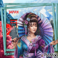 Femme asiatique avec une ombrelle
