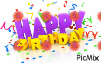 Birthday - GIF animate gratis