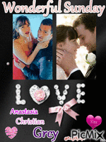 Wonderful Sunday Anastasia Christian Grey Love @FsogOlympe - Gratis animerad GIF