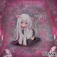 Will you be mine ♥ albino anime rat girl - Nemokamas animacinis gif