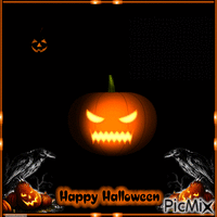Happy Halloween animeret GIF