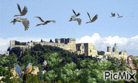 Panorama Fantasy - GIF animate gratis