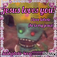 jesus loves you!!!!!! geanimeerde GIF