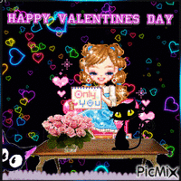 Happy Valentines day アニメーションGIF