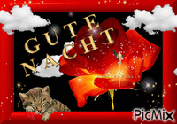 Gute Nacht - Бесплатный анимированный гифка