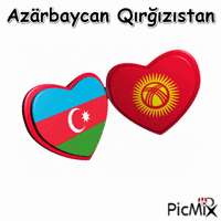 Azärbaycan Qırğızıstan - Darmowy animowany GIF