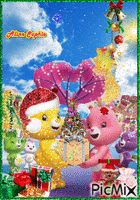 CARE-BEARS- THE FEAST OF THE GIFT`S BY ALINE SOPHIE - GIF animado gratis