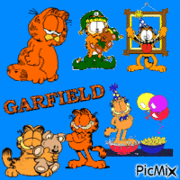 GARFIELD animovaný GIF