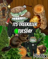 TREEKILLER TUESDAY - Free animated GIF