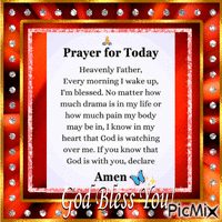 Prayer for today Animated GIF
