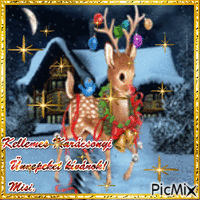 I wish you a Merry Christmas! GIF animé