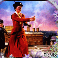Mary Poppins - Darmowy animowany GIF
