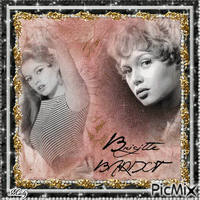 Brigitte Bardot - Бесплатный анимированный гифка