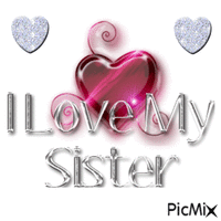 I Love My Sister - Δωρεάν κινούμενο GIF