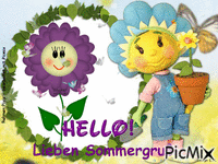 Blume - GIF animado grátis
