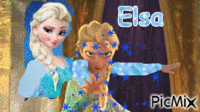 Elsa de la reine des neiges - GIF animé gratuit