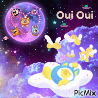 Oui Oui - Bezmaksas animēts GIF
