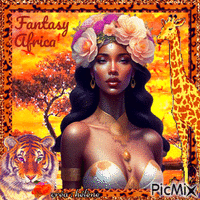 Fantasy africaine - GIF เคลื่อนไหวฟรี