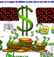 $ de l argent - GIF animado grátis