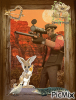 i love you sniper from team fortress 2 动画 GIF