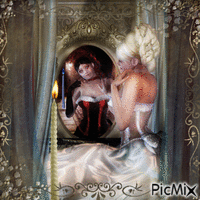 Gothic Woman - GIF animado grátis