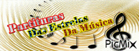 Partituras  das Estrelas da  musica - Бесплатный анимированный гифка